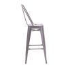 Elio Bar Chair Gunmetal