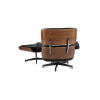 MOD Lounge Chair & Ottoman Black Walnut