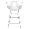 Wire Counter Chair Chrome
