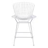 Wire Counter Chair Chrome
