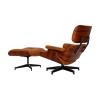 MOD Lounge Chair & Ottoman Terracotta Palisander
