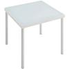 Harmony Outdoor Patio Aluminum Side Table in White