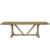 Den Extendable Wood Dining Table in Brown