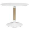 Whirl Round Dining Table in White