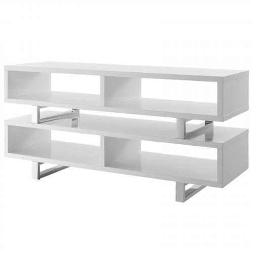 Amble 47" TV Stand in White
