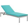 Shore Chaise with Cushions Outdoor Patio Aluminum Set of 6