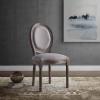 Emanate Vintage French Upholstered Fabric Dining Side Chair