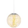 Fairy 12" Amber Glass Globe Ceiling Light Pendant Chandelier
