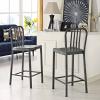Clink Counter Stool Set of 2 in Silver
