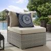 Repose Sunbrella Fabric Outdoor Patio Armless Chair