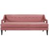 Concur Button Tufted Upholstered Velvet Sofa