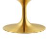 Lippa 36" Coffee Table in Gold White