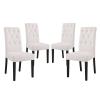 Confer Dining Side Chair Fabric Set of 4