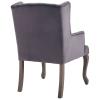 Realm French Vintage Dining Performance Velvet Armchair