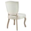 Array Dining Side Chair Set of 2 with Velvet Polyester Upholstery