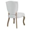 Array Dining Side Chair Set of 2 with Soft Polyester Upholstery