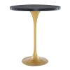 Drive Wood Bar Table in Black Gold