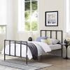 Dower Twin Bed in Brown