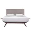 Tracy 3 Piece Full Bedroom Set in Cappuccino Gray