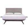 Tracy 3 Piece Full Bedroom Set in Cappuccino Gray