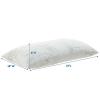 Relax King Size Pillow in White