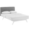 Tracy Full Bed in White Gray