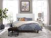Paisley Tufted Twin Upholstered Faux Leather Headboard