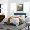 Amira King Upholstered Velvet Bed
