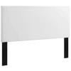 Taylor Twin Upholstered Faux Leather Headboard in White