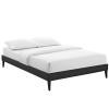 Tessie Queen Vinyl Bed Frame with Squared Tapered Legs