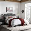 Amelia Full Faux Leather Bed