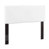 Keira Full/Queen Faux Leather Headboard in White