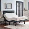 Transform Adjustable Queen Wireless Remote Bed Base in Gray