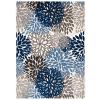 Calithea Vintage Classic Abstract Floral 5x8 Area Rug