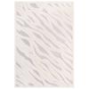 Whimsical Current Abstract Wavy Striped 5x8 Shag Area Rug