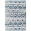 Reflect Takara Distressed Contemporary Abstract Diamond Moroccan Trellis 5x8 Indoor and Outdoor Area Rug