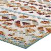 Reflect Takara Distressed Contemporary Abstract Diamond Moroccan Trellis 5x8 Indoor and Outdoor Area Rug