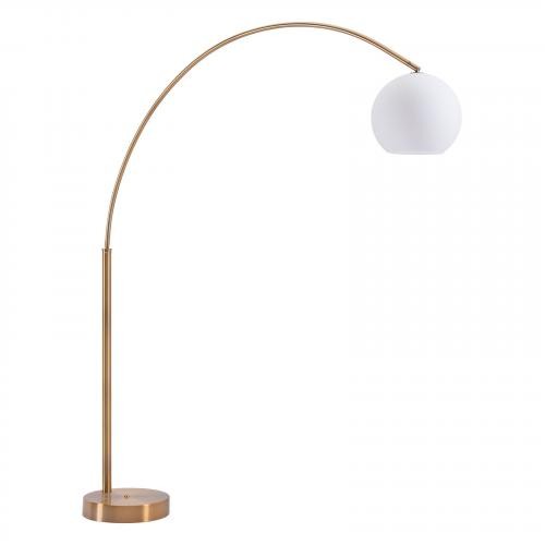 Griffith Floor Lamp in Brushed Brass