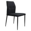 Revolution Dining Chair Set of 4 in Black