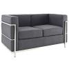 Le Corbusier Style LC2 Love Seat - Wool