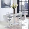 Lippa 60" Oval-Shaped Artificial Marble Dining Table