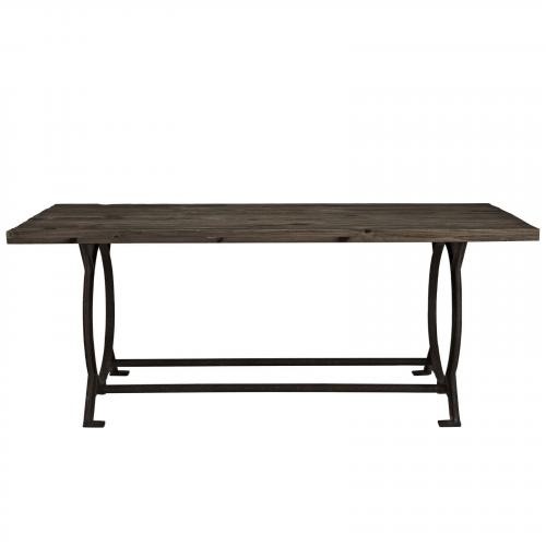 Effuse Wood Top Dining Table