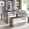 Gridiron Stainless Steel Dining Table