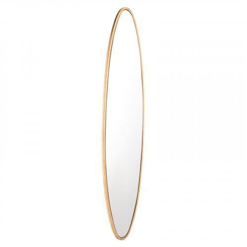Oval Large Mirror in Gold