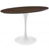 Lippa 48" Oval-Shaped Walnut Dining Table