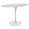 Lippa 48" Oval-Shaped Artificial Marble Dining Table
