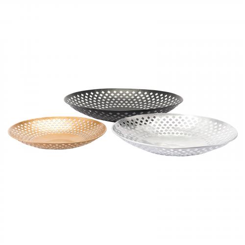Plates Set of 3 in Multicolor