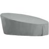 Immerse Convene/Sojourn/Summon Daybed Outdoor Patio Furniture Cover in Gray