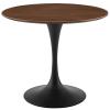 Lippa 36" Round Walnut Dining Table in Black Walnut