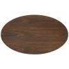 Lippa 48" Oval Walnut Dining Table in Black Walnut